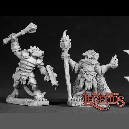 03024 Kobold Leader & Sorcerer - DHL Metal
