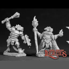 03024 Kobold Leader & Sorcerer - DHL Metal