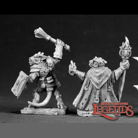 03024 Kobold Leader & Sorcerer - DHL Metal