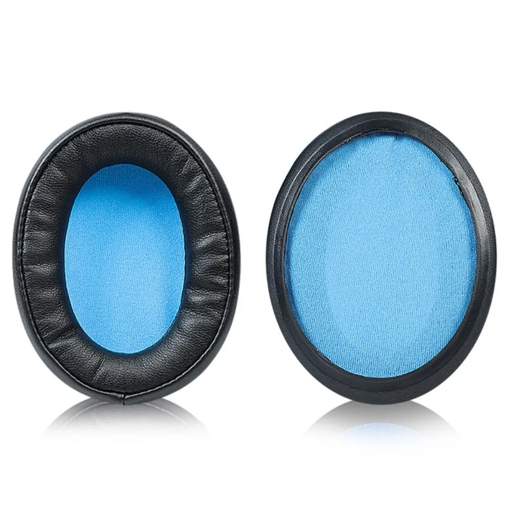 1 Pair Audio-Technica ATH-AR5IS / AR5BT leather earpads - Blue