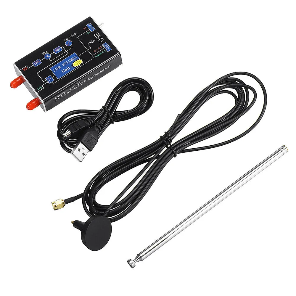 100KHz-1.7GHz Full Band RTL.SDR   UpConverter Wide SDR Receiver DBM HF UHF VHF Radio Ham Software Defined Radio