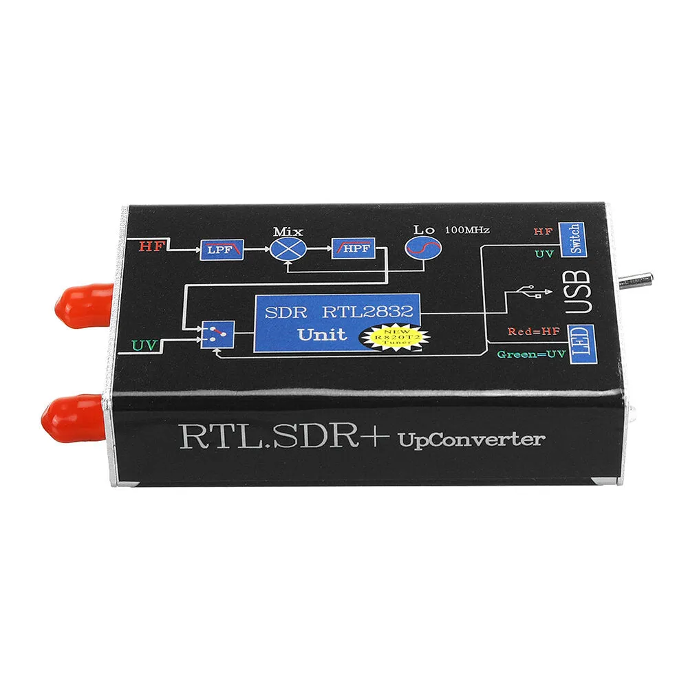 100KHz-1.7GHz Full Band RTL.SDR   UpConverter Wide SDR Receiver DBM HF UHF VHF Radio Ham Software Defined Radio