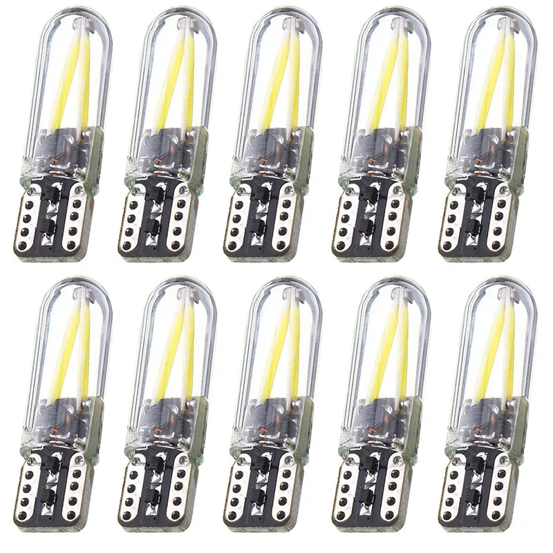 10pcs/Set T10 Car LED 12V Canbus Lights 168 194 W5W No Error