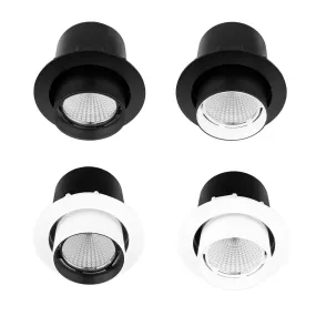 125mm LED Downlight 24w Black, White 3k, 4k CRI 90  XRD25 Trend Lighting
