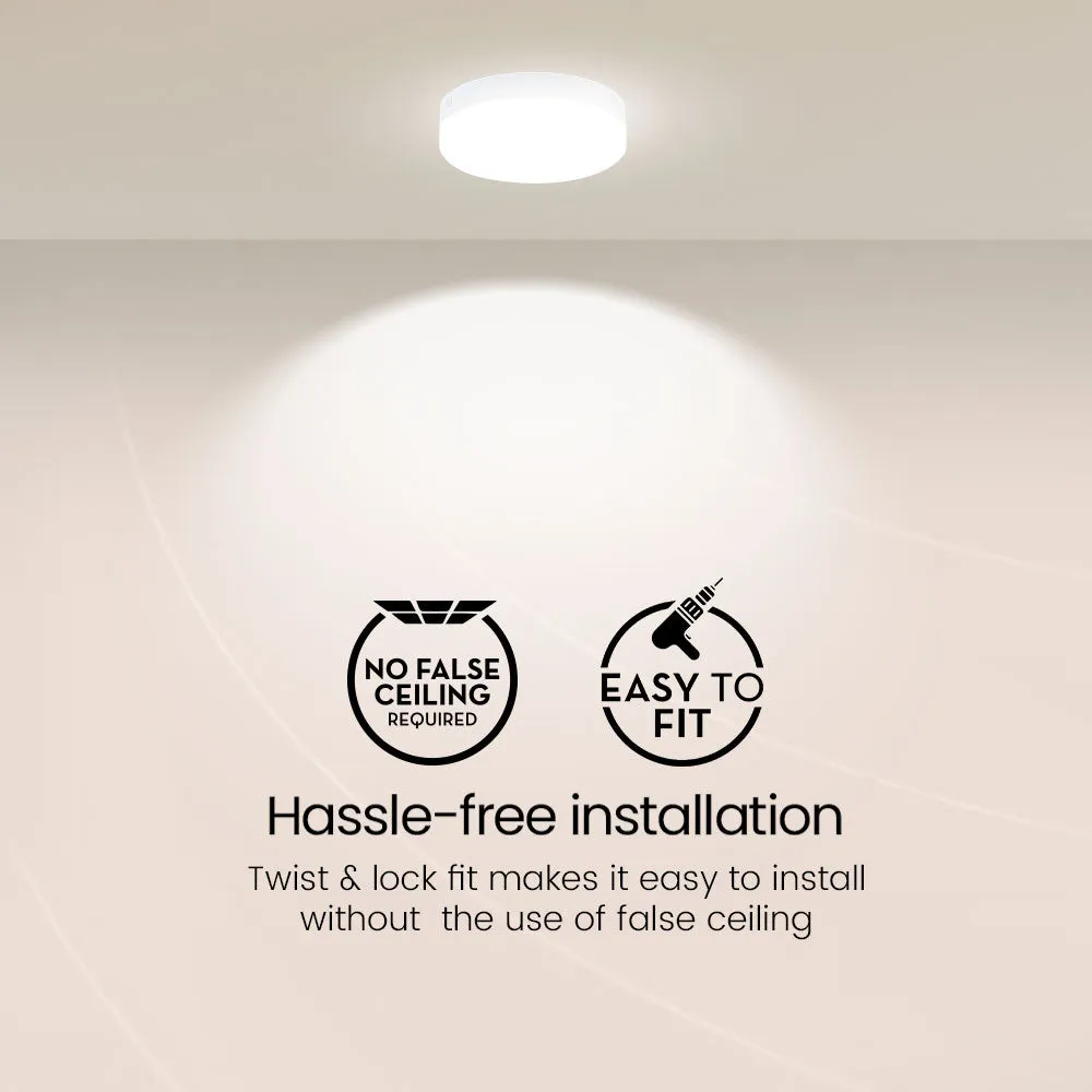 15W Star Vega Nxt Round Led Surface Panel