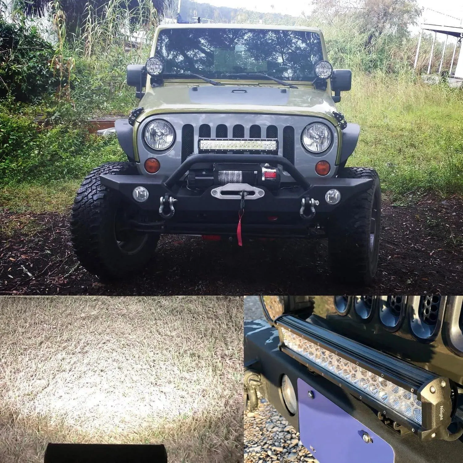17 Inch 108W Double Row Spot/Flood Led Light Bar