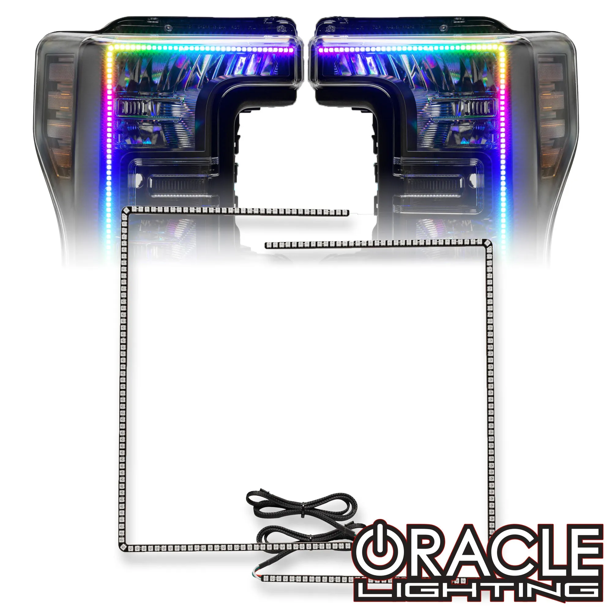 2017-2019 Ford F-250/F-350 Super Duty ORACLE Dynamic ColorSHIFT Headlight DRL - NON LED Headlights
