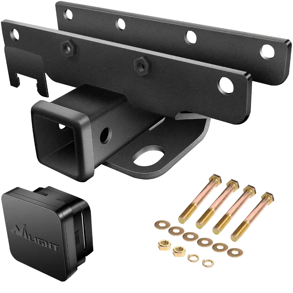 2018-2024 Jeep Wrangler JL JLU 4Door 2Door Unlimited 2 Inch Rear Bumper Tow Trailer Hitch