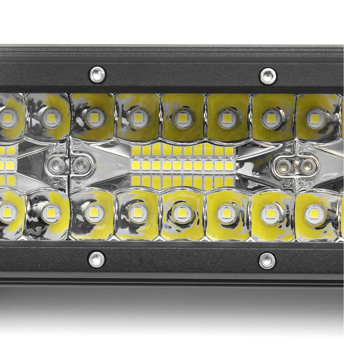 20Inch 420W Tri Row LED Work Light Bars Combo Beam IP68 Waterproof White for 0-30V off Road SUV Trailer Vehicle