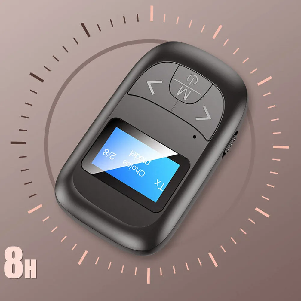 3-in-1 Bluetooth 5.0 Audio Transmitter Receiver Car Kit Music