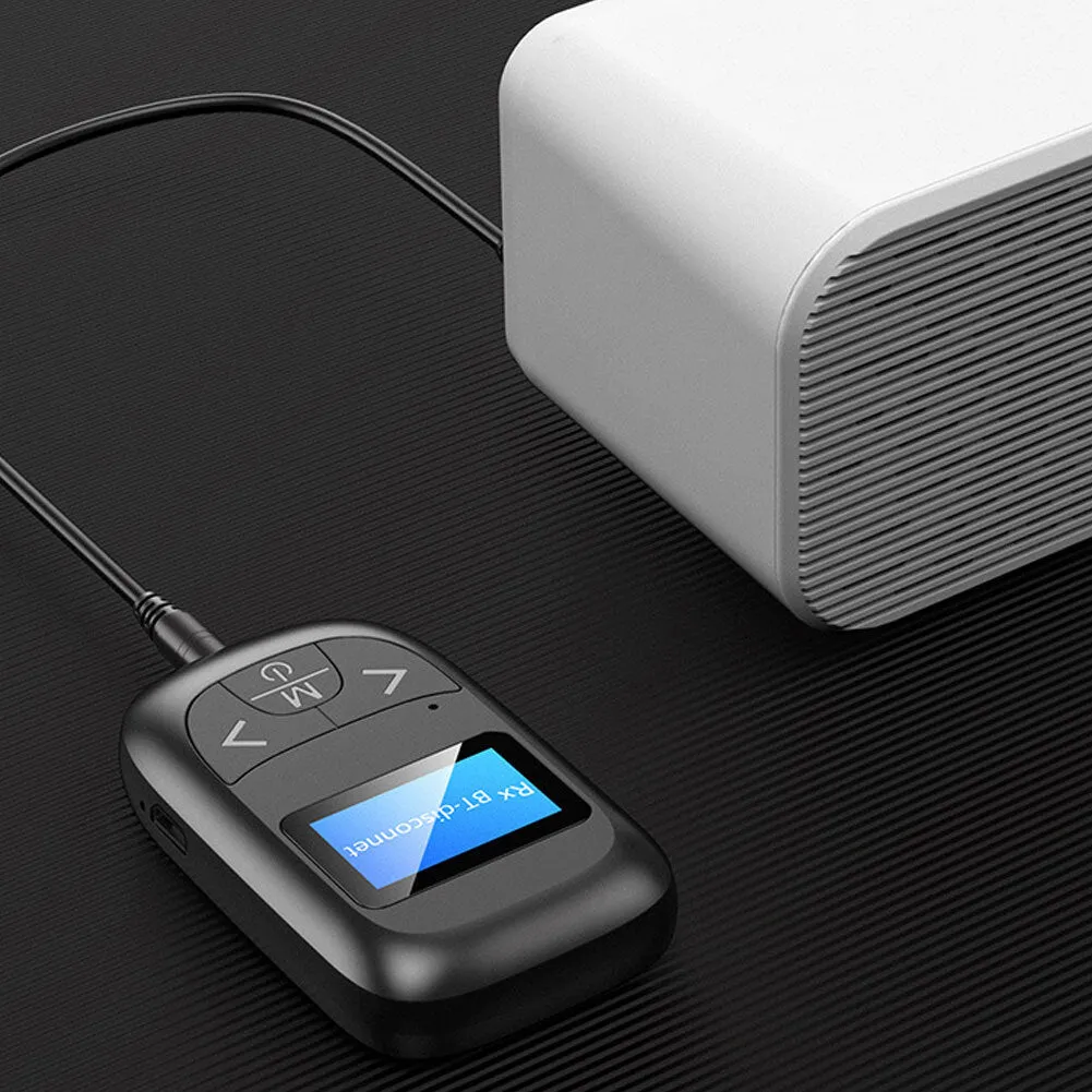 3-in-1 Bluetooth 5.0 Audio Transmitter Receiver Car Kit Music