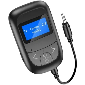 3-in-1 Bluetooth 5.0 Audio Transmitter Receiver Car Kit Music