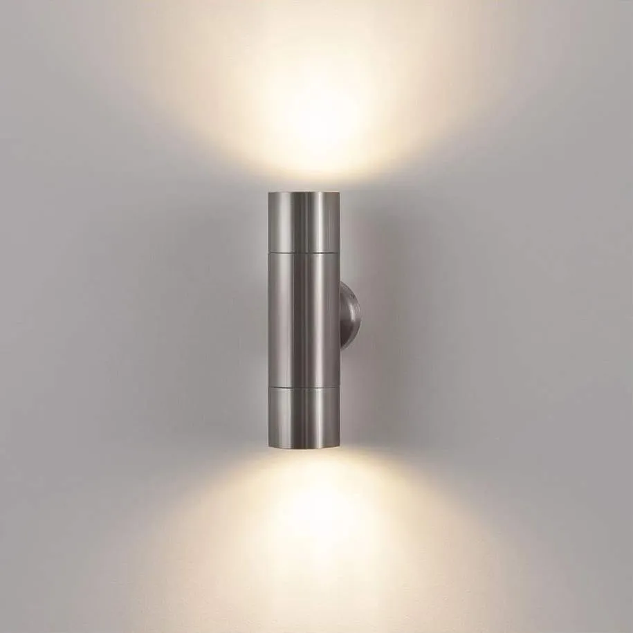 316 Stainless Steel Up/Down Wall Light CCT Havit Lighting - HV1005T, HV1007GU10T, HV1007MR16T