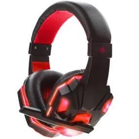 3.5mm Earphone Gaming Headset Stereo with Microphone LED