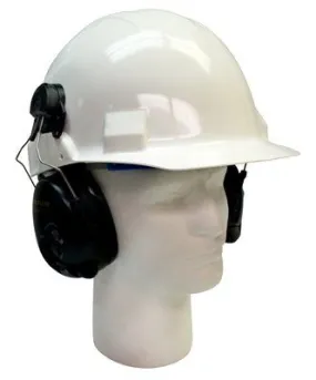3M PELTOR Tactical Pro Communications Headset MT15H7P3E SV, Hard Hat Attach, 1 ea/cs