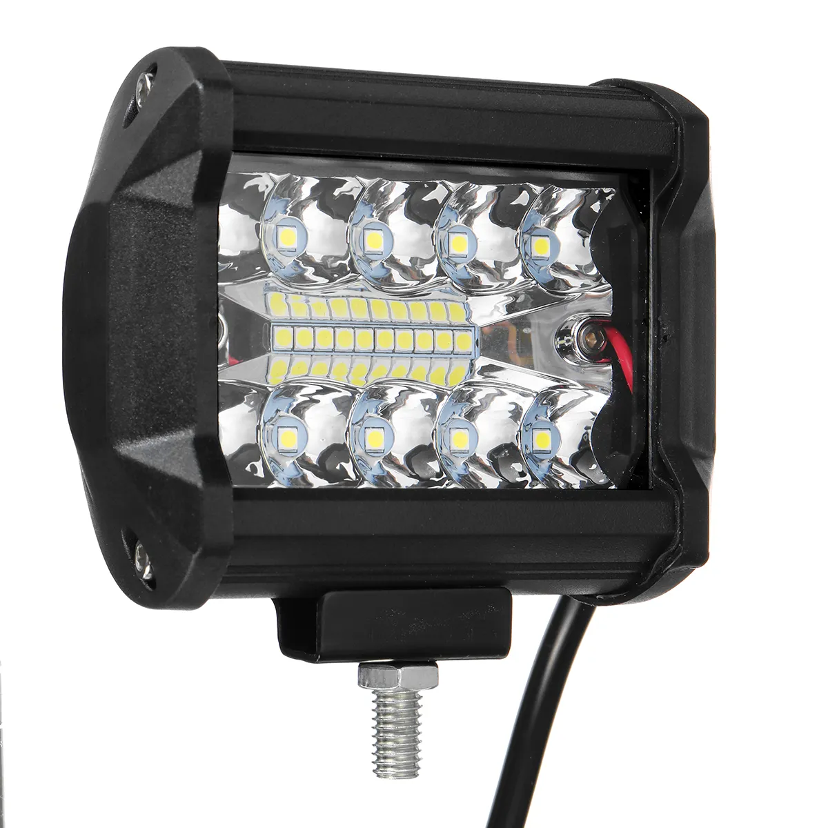 4/7Inch 200W 400W Car LED Work Light Bar Spot Flood Beam 6000K-6500K White Waterproof for Off-Road Truck Boat