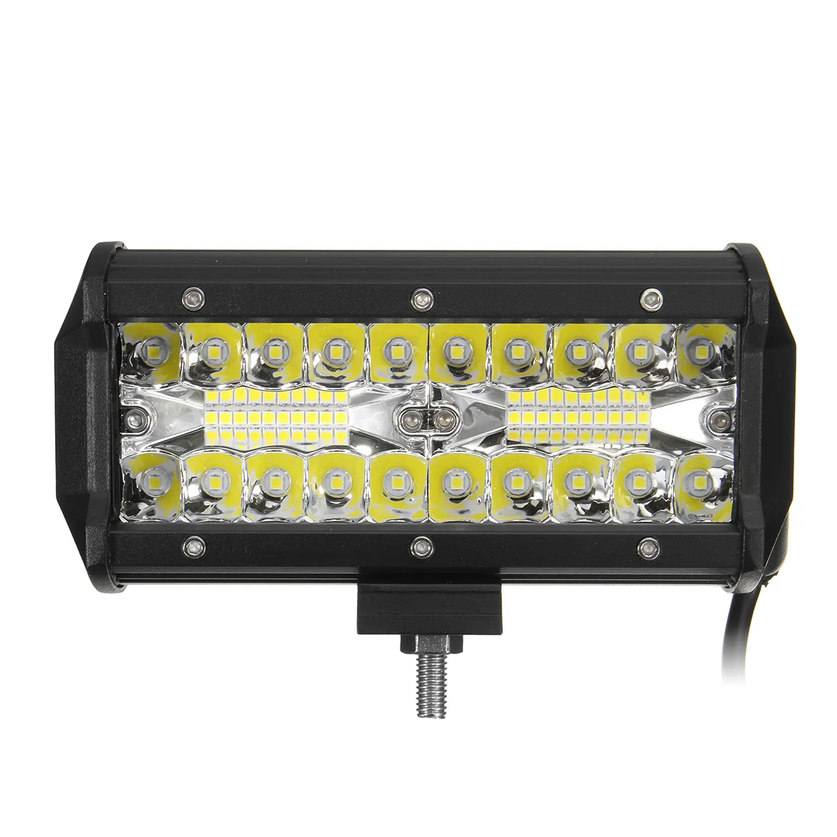 4/7Inch 200W 400W Car LED Work Light Bar Spot Flood Beam 6000K-6500K White Waterproof for Off-Road Truck Boat