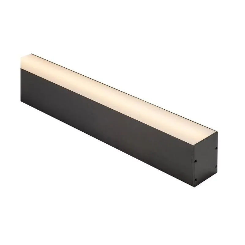 60mm x 80mm Square Up and Down Suspended Aluminium Profile IP20 in Silver/Black/White Havit Commercial