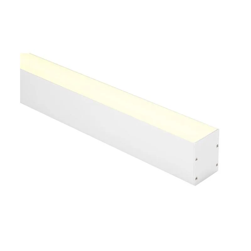 60mm x 80mm Square Up and Down Suspended Aluminium Profile IP20 in Silver/Black/White Havit Commercial