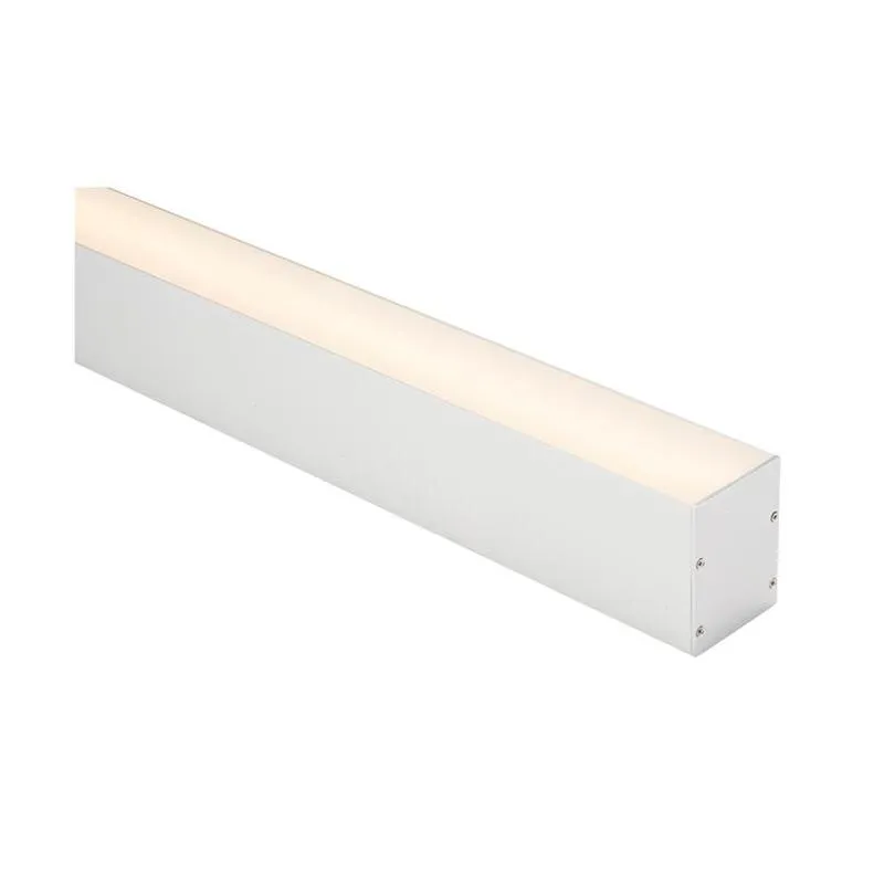 60mm x 80mm Square Up and Down Suspended Aluminium Profile IP20 in Silver/Black/White Havit Commercial