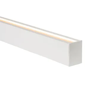 60mm x 80mmWhite Deep Square Up and Down Aluminium LED Profile Havit Lighting - HV9693-6080-WHT