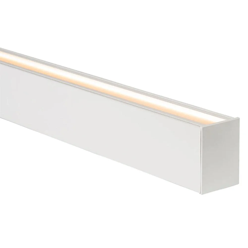60mm x 80mmWhite Deep Square Up and Down Aluminium LED Profile Havit Lighting - HV9693-6080-WHT