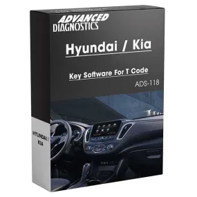 Advanced Diagnostics - ADS118 - Hyundai / Kia Key Software For T Code - Category B