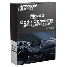 Advanced Diagnostics - ADS126 - Mazda Code Key Software - Category B