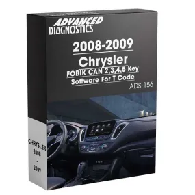 Advanced Diagnostics - ADS156 - 2008-2009 - Chrysler FOBIK CAN 2,3,4,5 Key Software For T Code - Category A
