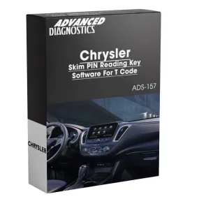 Advanced Diagnostics - ADS157 - Chrysler Skim PIN Reading Key Software For T Code - Category B