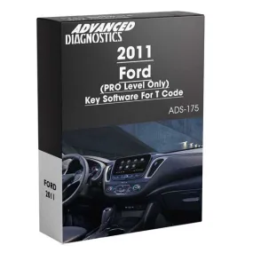 Advanced Diagnostics - ADS175 - 2011 - Ford Key Software For T Code - PRO Level Only - Category B