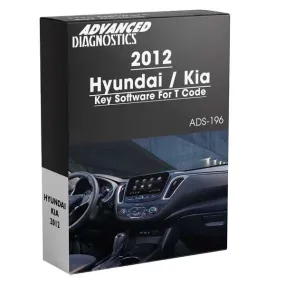 Advanced Diagnostics - ADS196 - 2012 - Hyundai / Kia Key Software For T Code - PRO Level Only - Category B