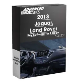 Advanced Diagnostics - ADS207 - 2013 - Jaguar / Land Rover Key Software For T Code - PRO Level Only - Category A