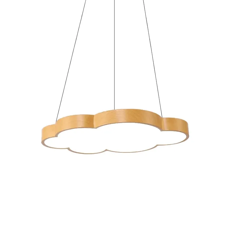 Alterf - Slim Kids Slim Cloud Pendant Light Acrylic Hanging Light in Beige for Game Room