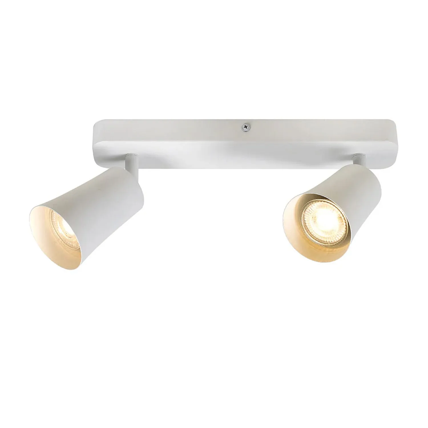 Alvey LED Spot Light Bar 2Lt in Black, Gold Brushed Black or White