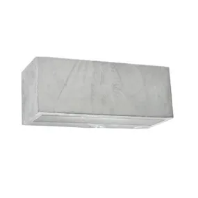 Asker Up/Down Wall Light in Galvanised Steel