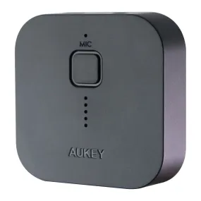 Aukey Bluetooth 5.0 Wireless Receiver Audio Music Adapter - Black (BR-C1)