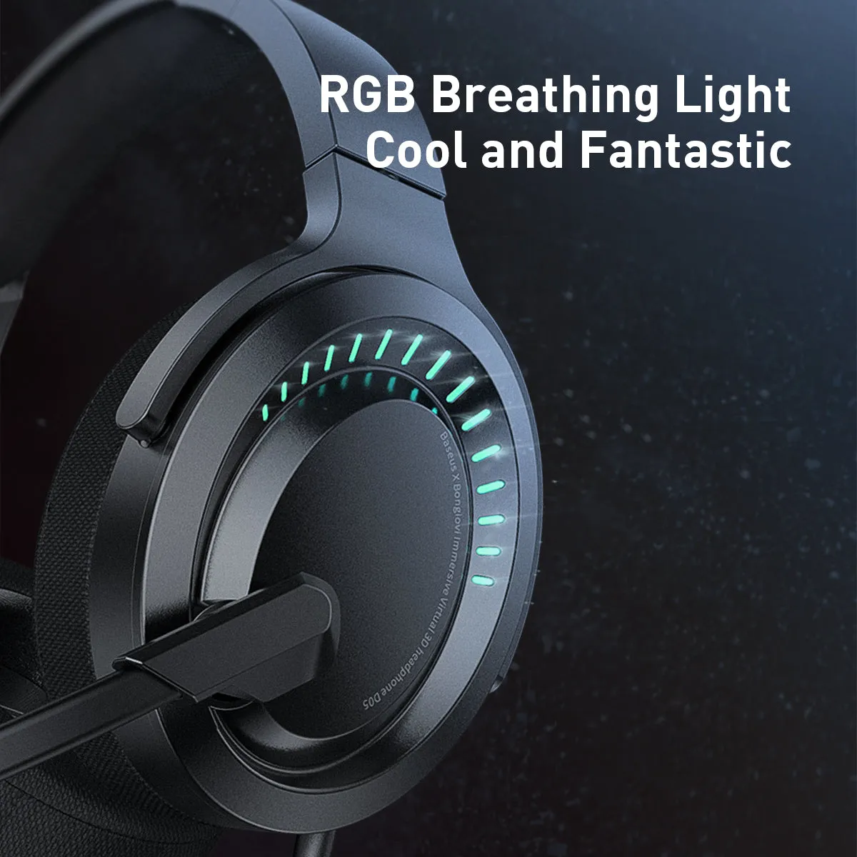 Baseus GAMO Immersive Virtual 3D Gaming Headset Headphones USB   Type C for PC and mobile