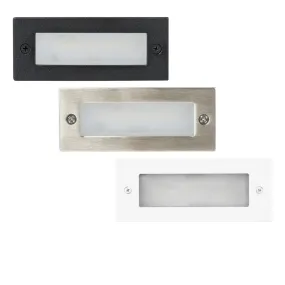 Bata Plain LED Brick Light in Black, SS 316, White CCT Havit Lighting - HV3005T-XXX-12V