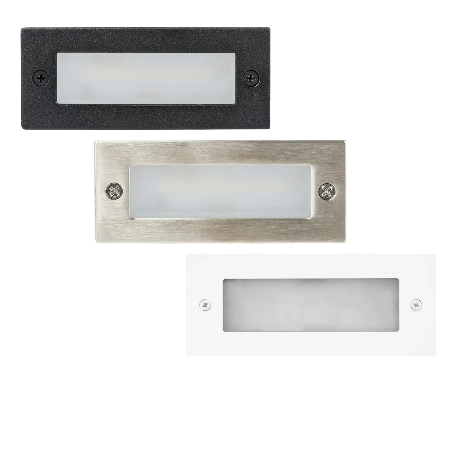 Bata Plain LED Brick Light in Black, SS 316, White CCT Havit Lighting - HV3005T-XXX-12V