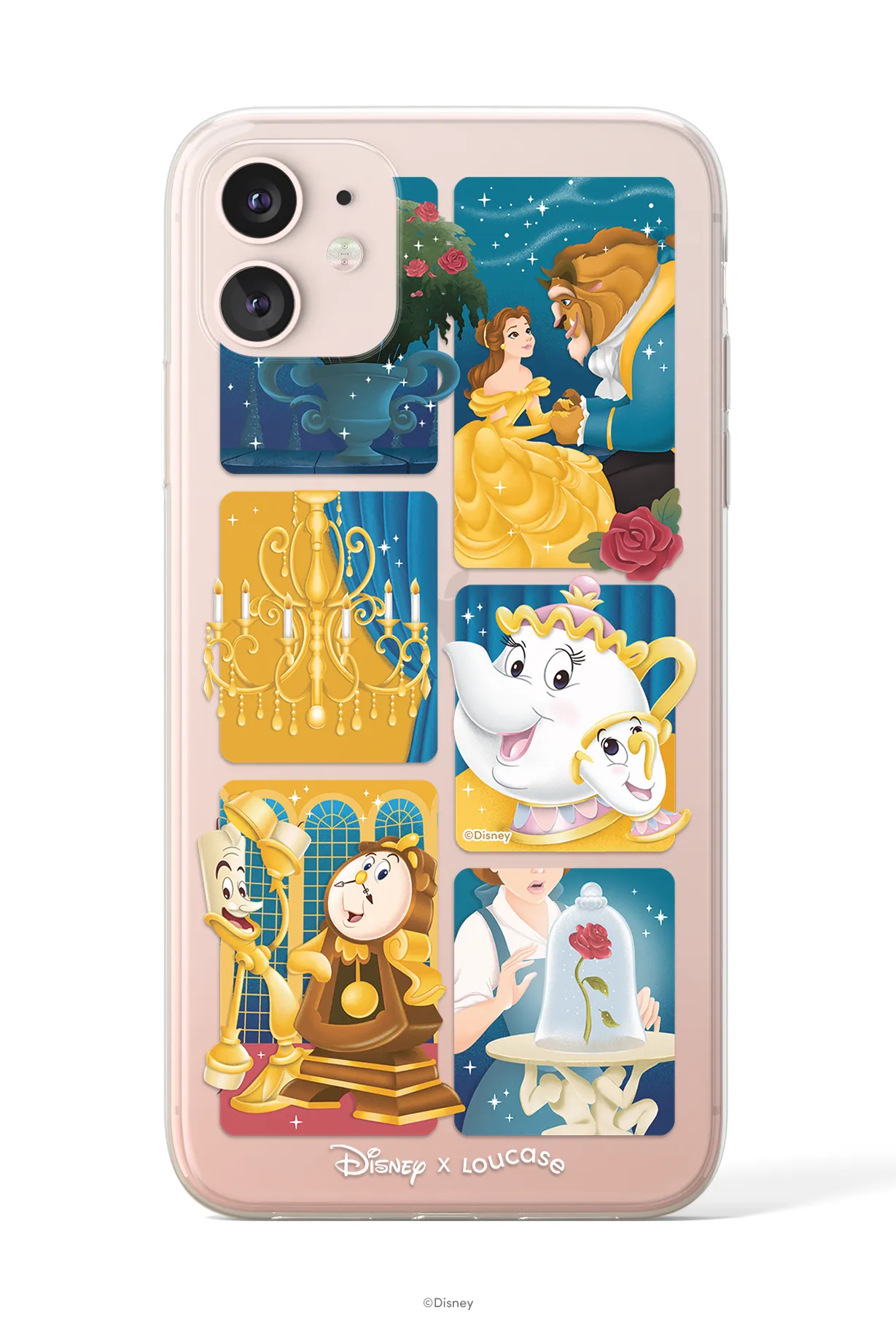 Belle's Adventure - KLEARLUX™ Disney x Loucase Beauty & The Beast Collection Phone Case | LOUCASE