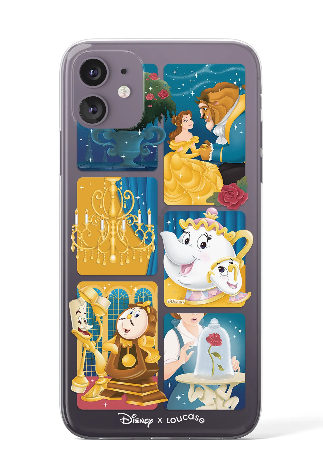 Belle's Adventure - KLEARLUX™ Disney x Loucase Beauty & The Beast Collection Phone Case | LOUCASE