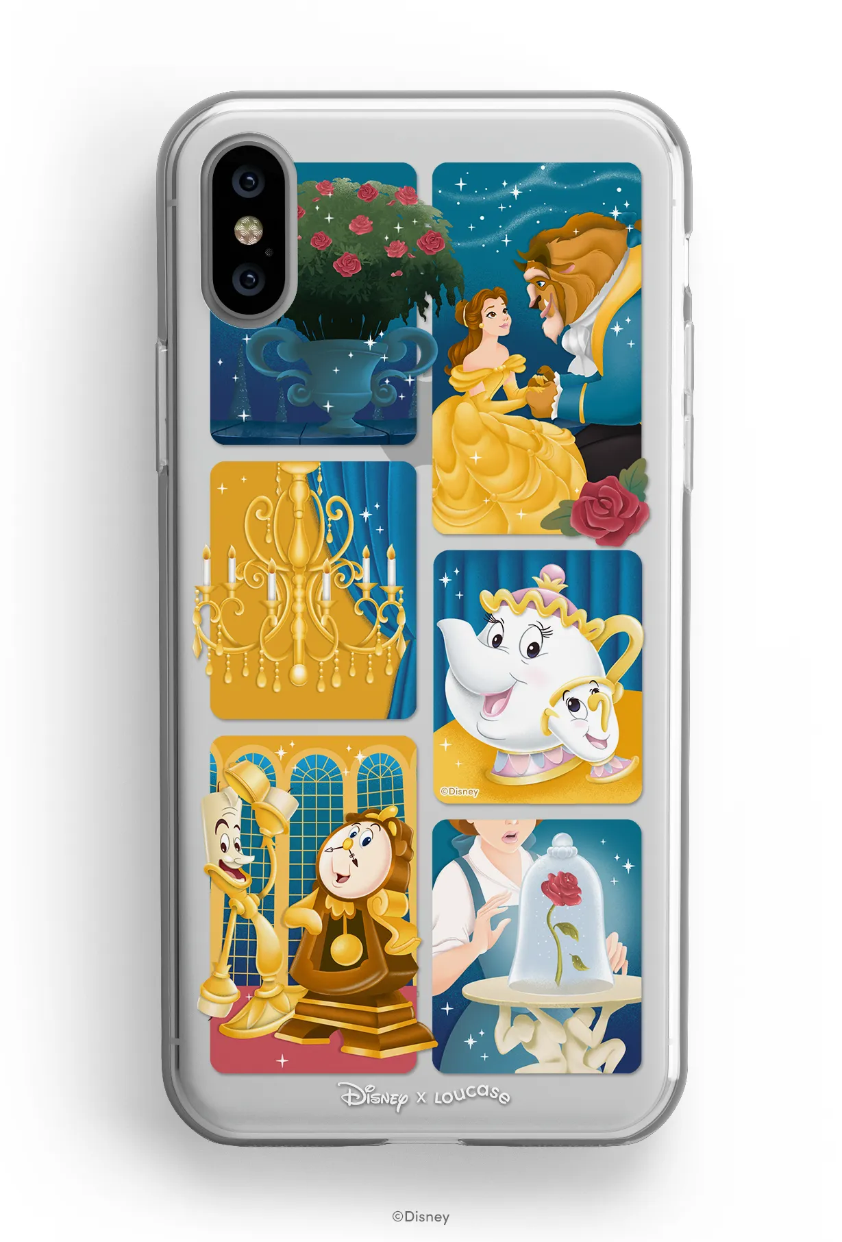 Belle's Adventure - KLEARLUX™ Disney x Loucase Beauty & The Beast Collection Phone Case | LOUCASE