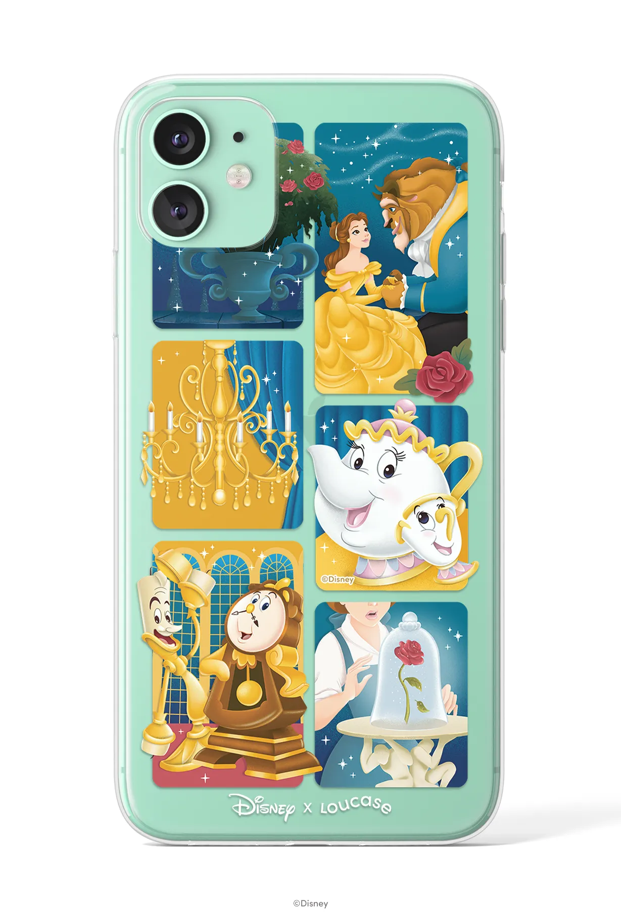Belle's Adventure - KLEARLUX™ Disney x Loucase Beauty & The Beast Collection Phone Case | LOUCASE