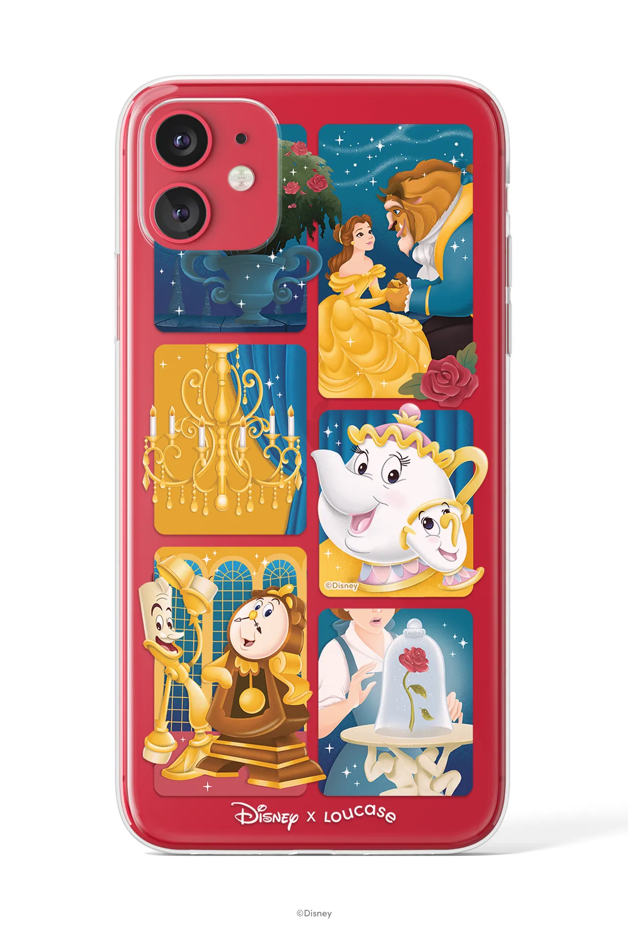 Belle's Adventure - KLEARLUX™ Disney x Loucase Beauty & The Beast Collection Phone Case | LOUCASE