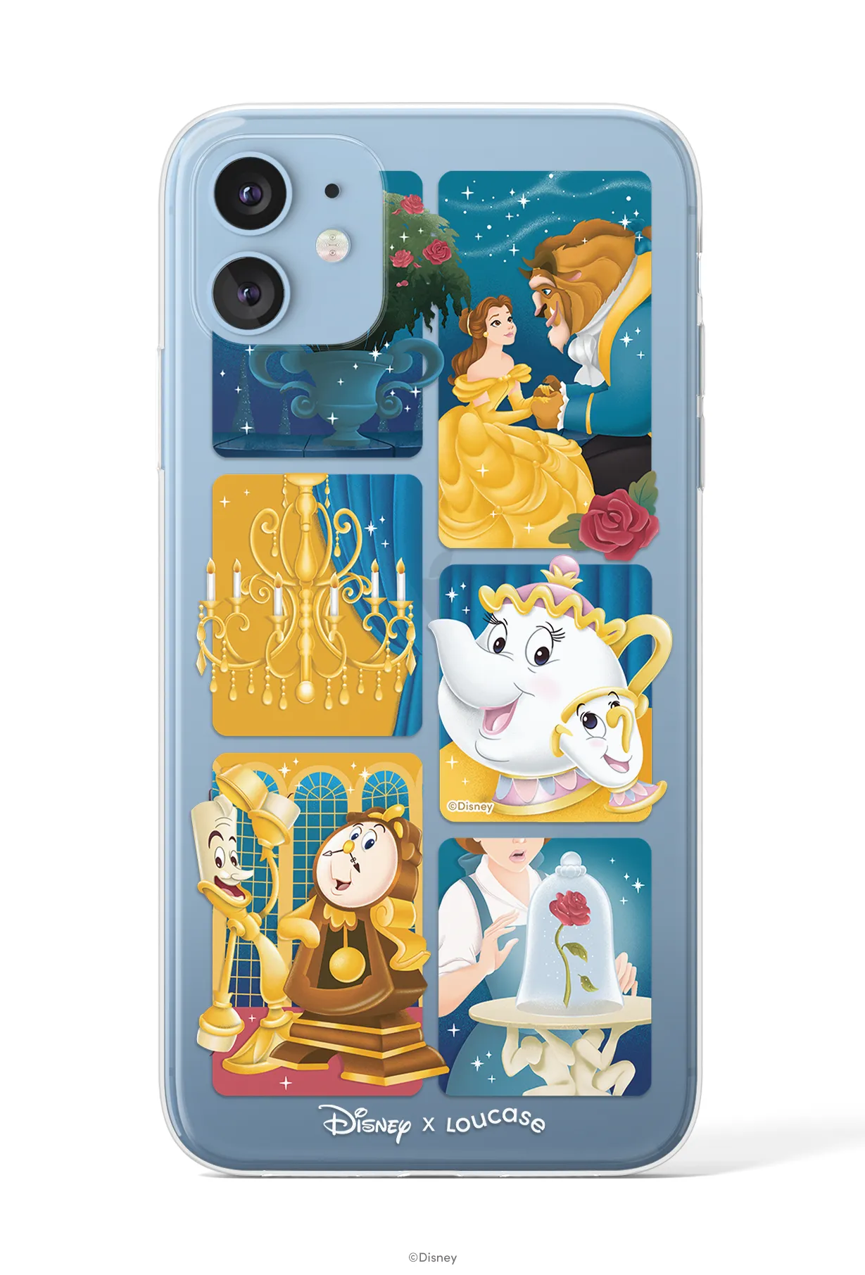 Belle's Adventure - KLEARLUX™ Disney x Loucase Beauty & The Beast Collection Phone Case | LOUCASE
