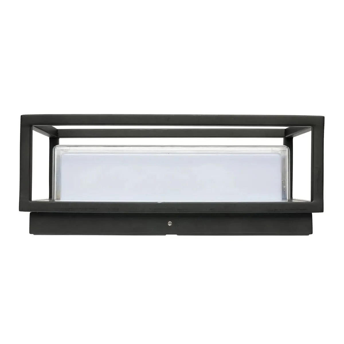 Bolton Wall Light Exterior Rectangle in Black