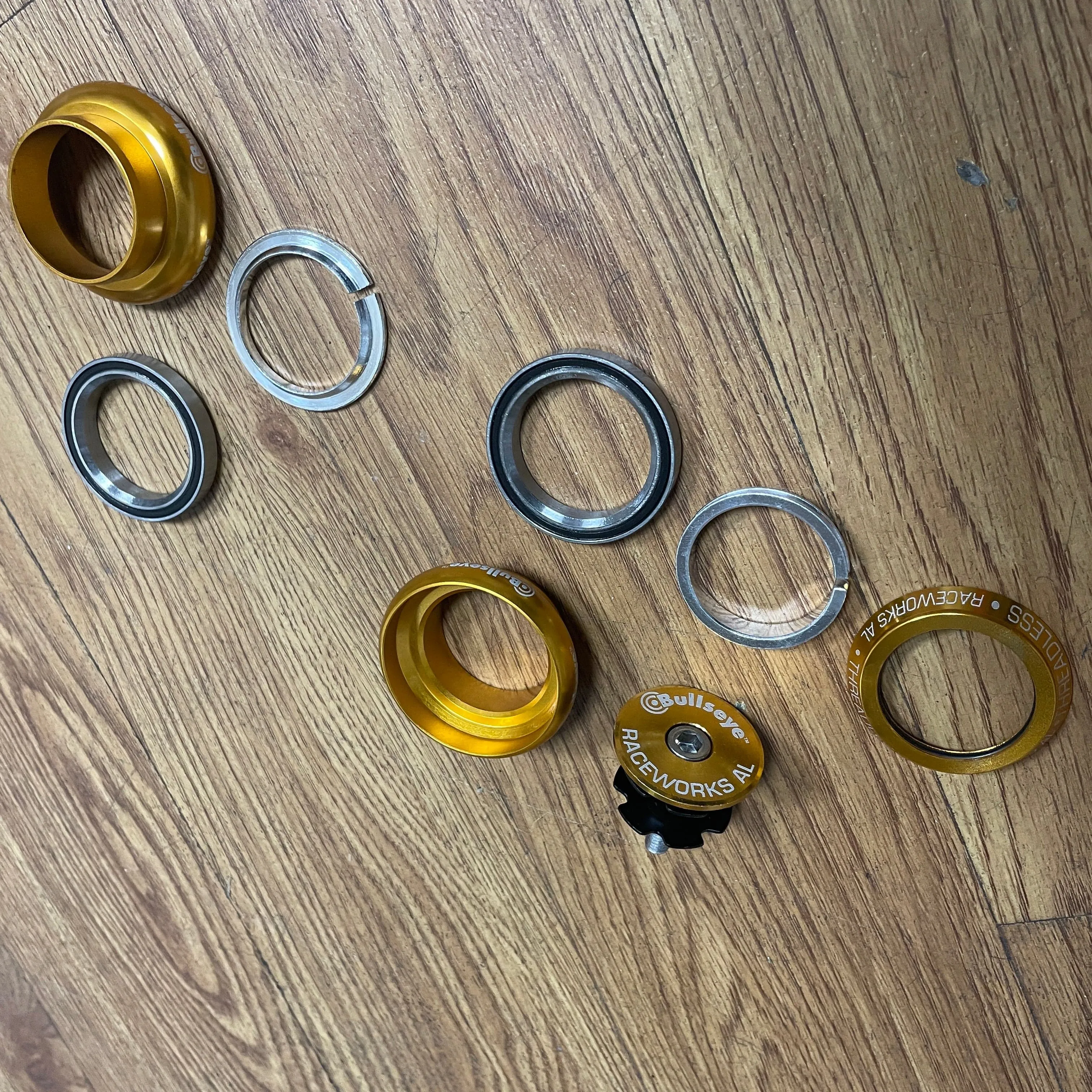 Bullseye Raceworks 1 1/8" Press In Alloy Headset