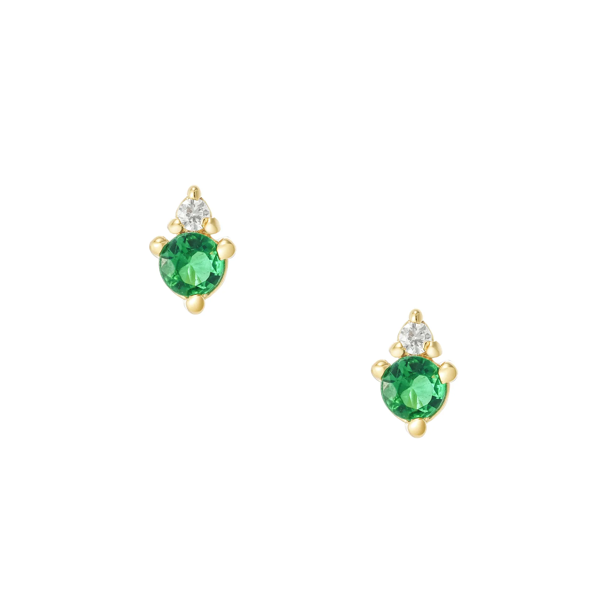 Camden Studs Emerald