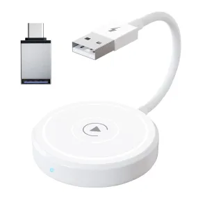 Car Adapter Dongle for Carplay Wire-Controlled to Wireless